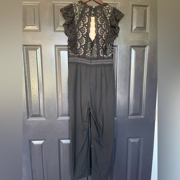 NWOT Sea Winnie Crochet Lace Top Jumpsuit - Picture 9 of 12